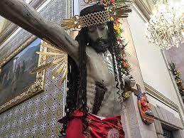 “Bendición de la réplica del Señor del Amparo en Huandacareo Michoacán, México,