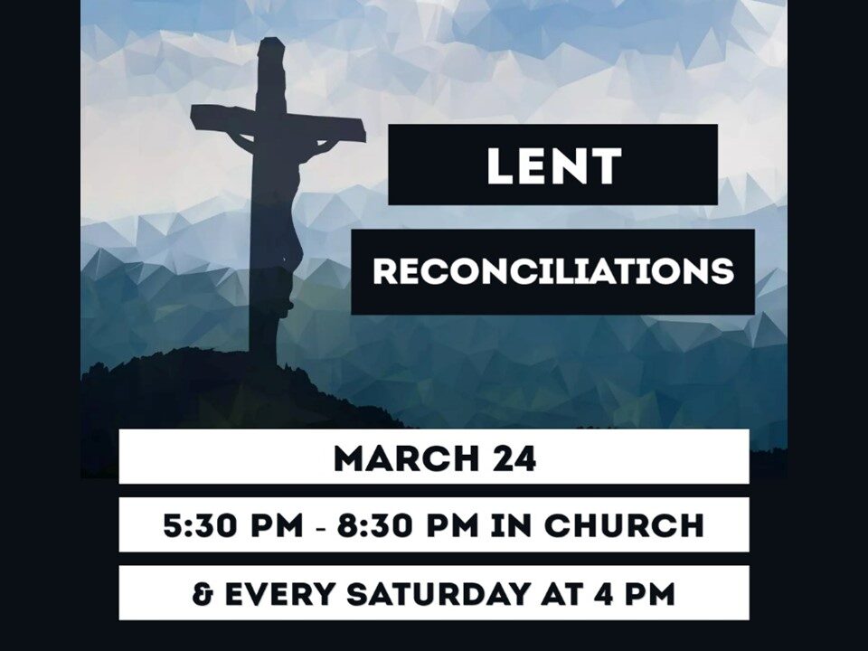 Lent Reconciliations