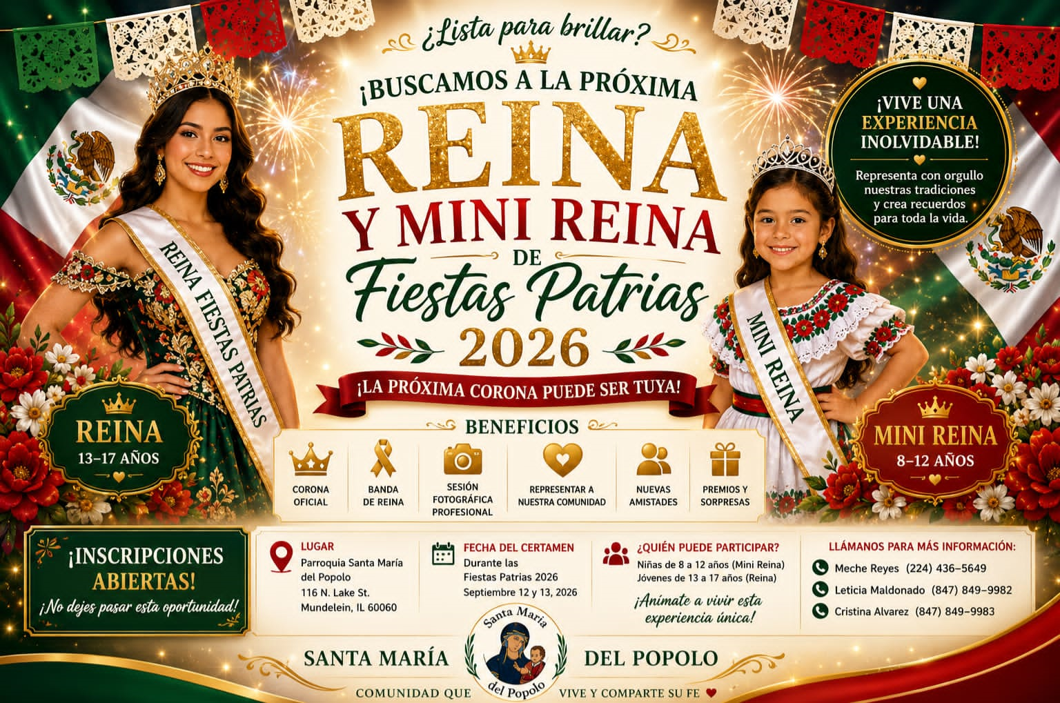 Reina y Mini Reina de Fiestas Patrias 2026