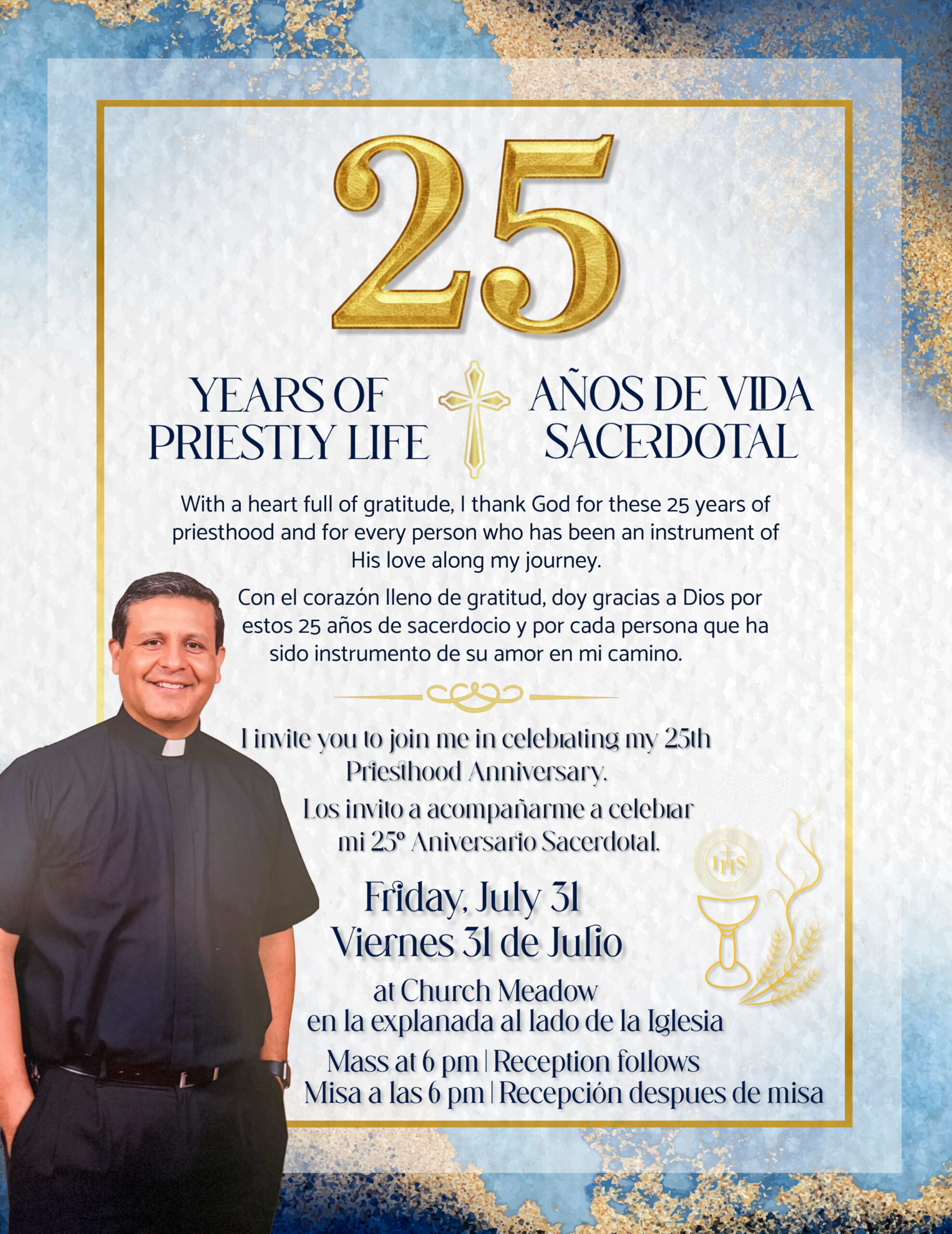 Fr. Miguel’s Priesthood Anniversary