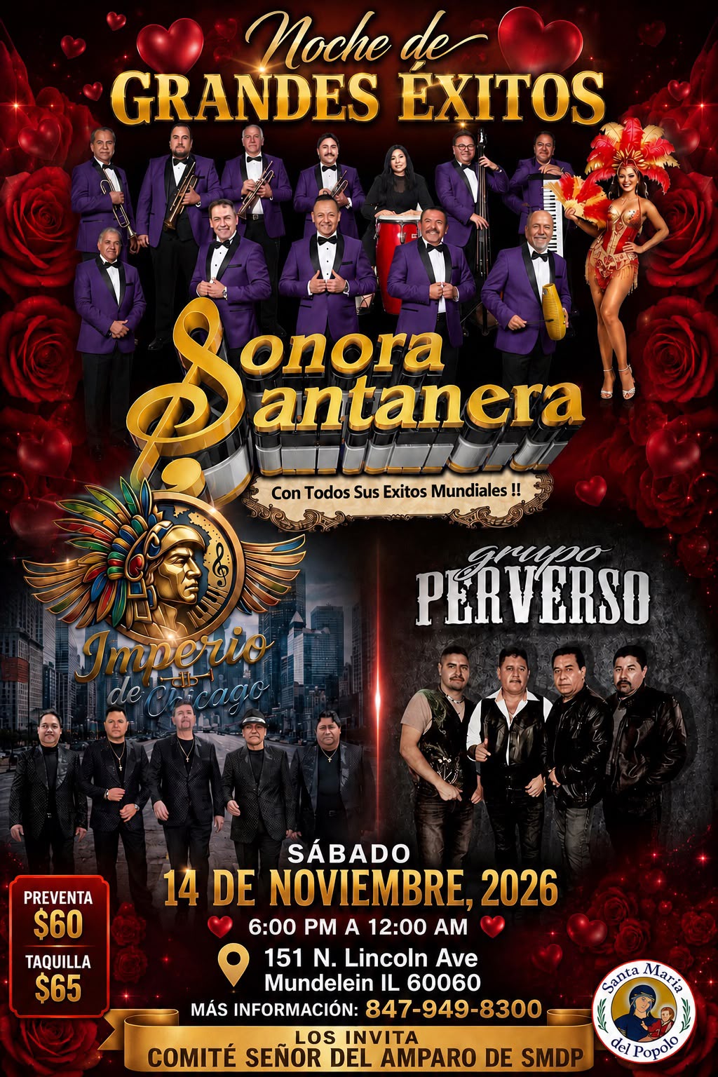 Noche de Baile y Grandes Exitos